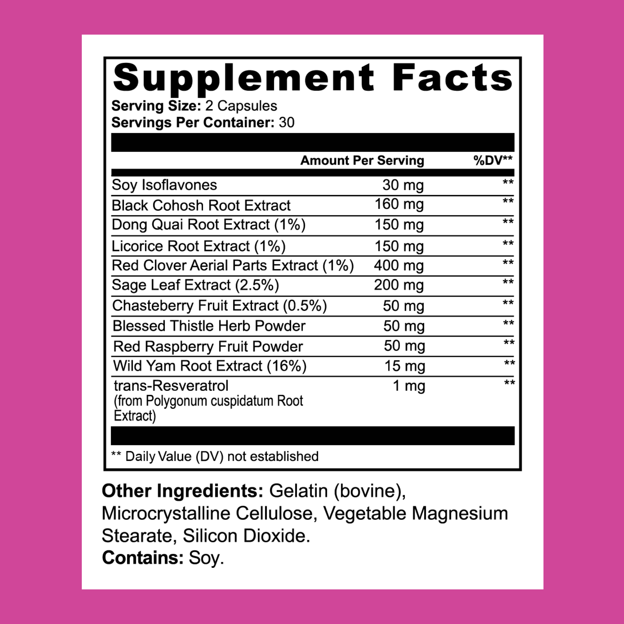 Women's Vitality Formula